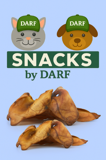 Afbeeldingen van DARF Snacks - Varkensoren (4 stuks)